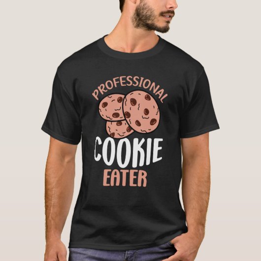 Professional Cookie Eater Cookie Baker T-shirt (Voorkant)