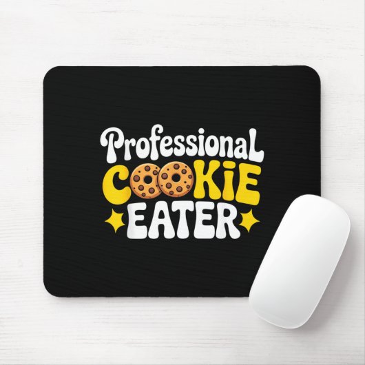 Professional Cookie Eater Cookie Lover Chocolate C Muismat (Met muis)