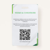 “Professional Corporate Badges (Achterkant)