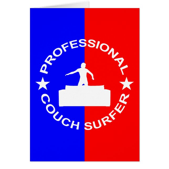 Professional Couch Surfer (Voorkant)