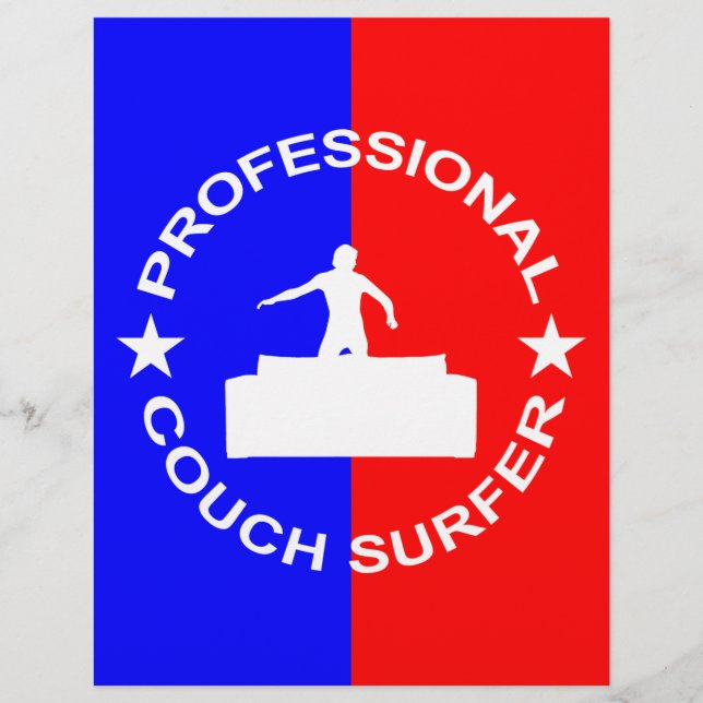 Professional Couch Surfer (Voorkant)