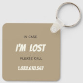 Professional Couch Tester – Cozy Paws Collection Sleutelhanger (Achterkant)