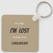 Professional Couch Tester – Cozy Paws Collection Sleutelhanger (Achterkant)