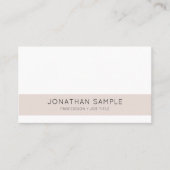 Professional Creative Design Company Modern Plain Visitekaartje (Voorkant)