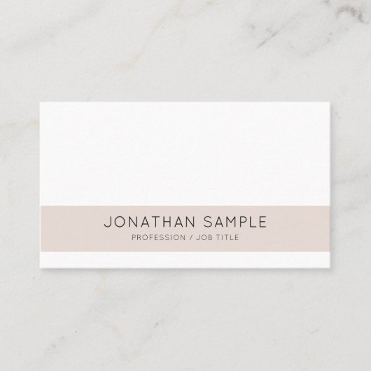Professional Creative Design Company Modern Plain Visitekaartje (Voorkant)