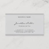 Professional Creative Script-minimalist Visitekaartje (Achterkant)