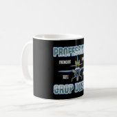 Professional Crop Duster met Franse Bulldog Fart Koffiemok (Voorkant links)