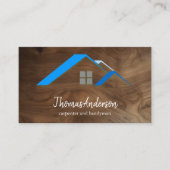 Professional Custom Black Building Construction  Visitekaartje (Voorkant)