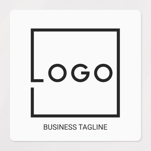Professional Custom Business Logo Labels (Design 1)
