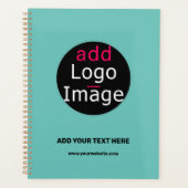 Professional Custom Business Logo, verse mint Hue Planner (Voorkant)