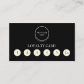 Professional Custom Logo Loyalty Punch Card (Voorkant)