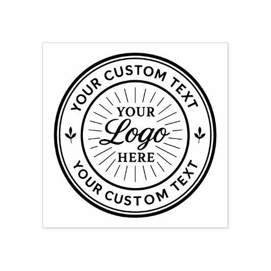 Professional Custom Logo Stamp for Business Rubberstempel (Afrduk)