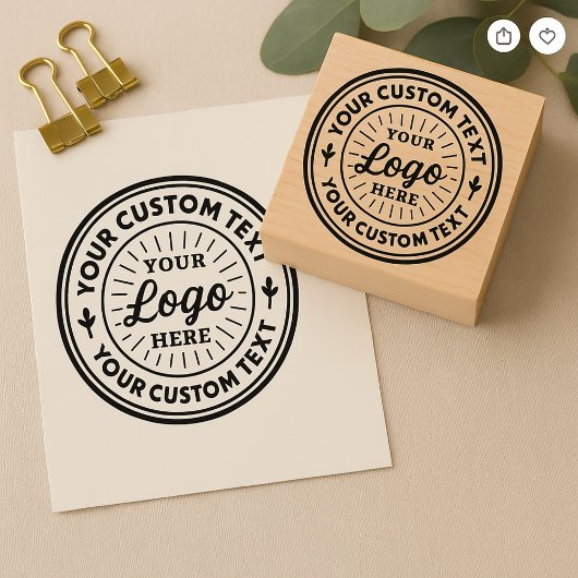 Professional Custom Logo Stamp for Business Rubberstempel