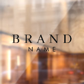 Professional Custom Window Cling Raamsticker (Vel 2)