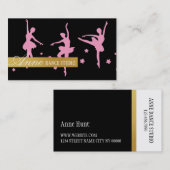 Professional Dance Instructor, Lessen, Studio Visitekaartje (Voorkant / Achterkant)