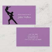 Professional Dance Studio, instructeur Business Visitekaartje (Voorkant / Achterkant)