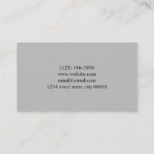 Professional Dance Studio, instructeur Business Visitekaartje (Achterkant)