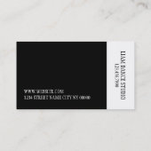 Professional Dance Studio, instructeur Visitekaartje (Achterkant)