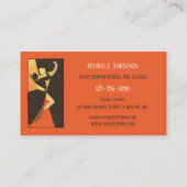 Professional Dancer-Visitekaartje Visitekaartje (Achterkant)