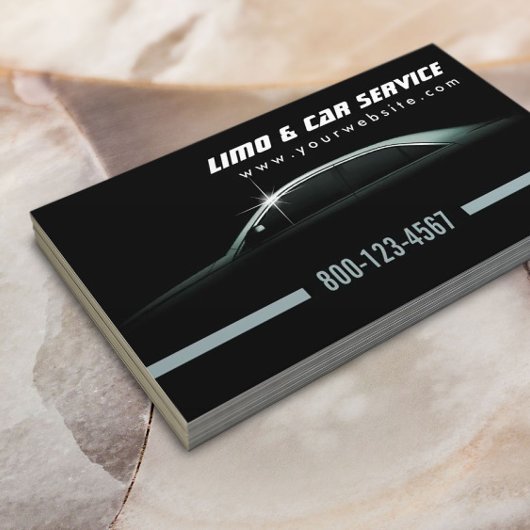 Professional Dark Limo & Taxi Service Visitekaartje