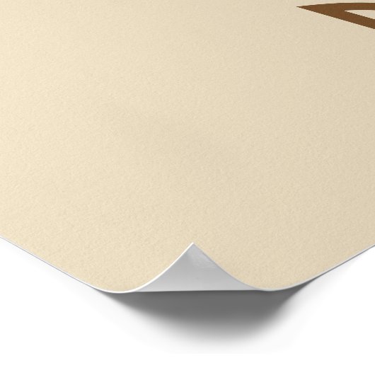 Professional Dart Player, bewerkt tekst Poster (Hoek)