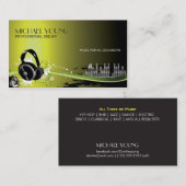 Professional DeeJay Music-Visitekaartjes Visitekaartje (Voorkant / Achterkant)