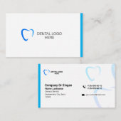 Professional Dentist Business Presentation Card Visitekaartje (Voorkant / Achterkant)