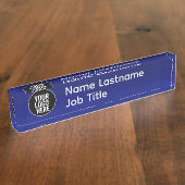 Professional Desk Nameplate Naambordje (Zijkant)