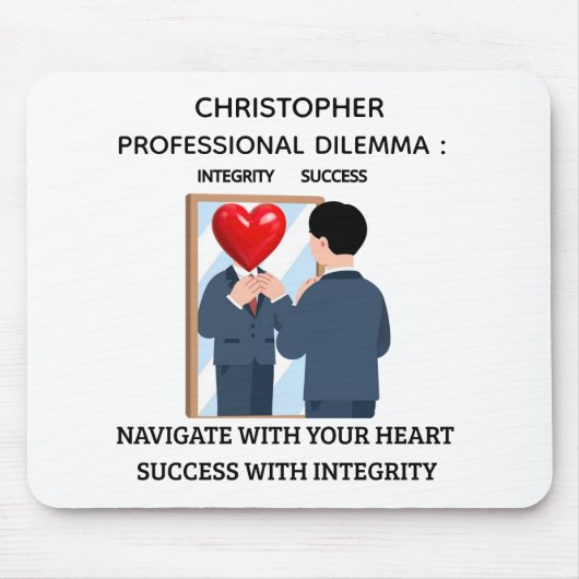 Professional Dilemma Personalized Office Mousepad  Muismat (Voorkant)