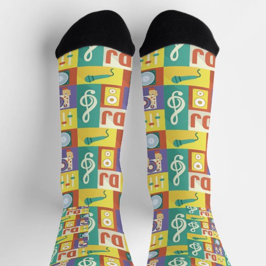 Professional Disc Jockey Iconic Designed Sokken (Top)