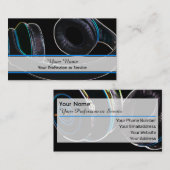 Professional DJ- en VJ-visitekaartje Visitekaartje (Voorkant / Achterkant)