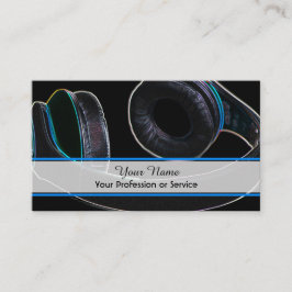 Professional DJ- en VJ-visitekaartje Visitekaartje