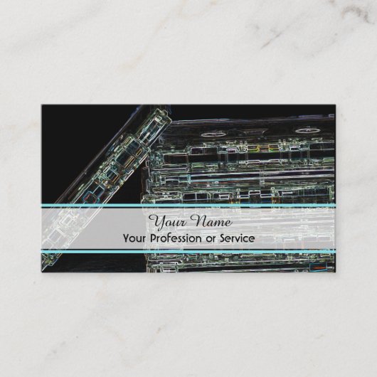 Professional DJ- en VJ-visitekaartje Visitekaartje (Voorkant)