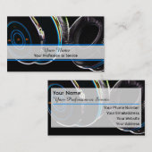 Professional DJ- en VJ-visitekaartje Visitekaartje (Voorkant / Achterkant)