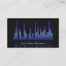 Professional DJ Music Equalizer Visitekaartje