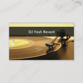 Professional DJ  Platenspeler Visitekaartje