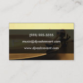 Professional DJ  Platenspeler Visitekaartje (Achterkant)