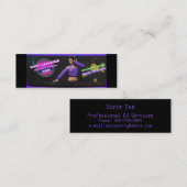 Professional DJ Services Party Visitekaartjes (Voorkant / Achterkant)