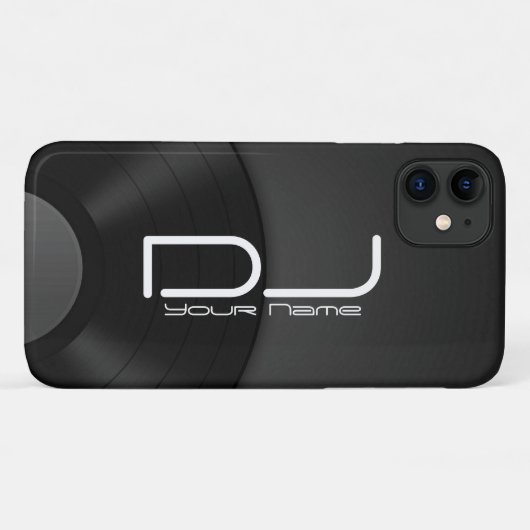 Professional DJ Vinyl Case-Mate iPhone Case (Achterkant (horizontaal))