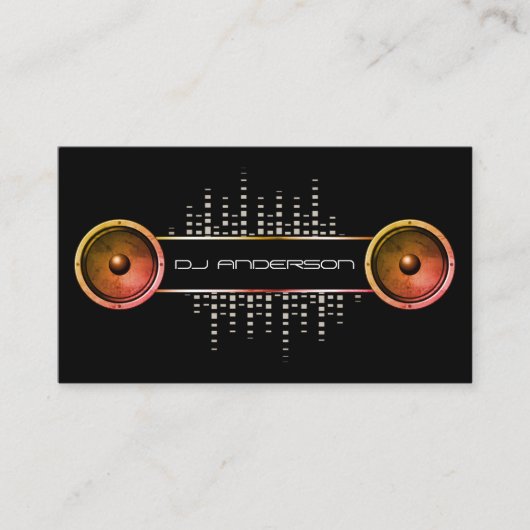 Professional DJ Visitekaartje (Voorkant)