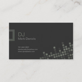 Professional DJ-Visitekaartje Visitekaartje