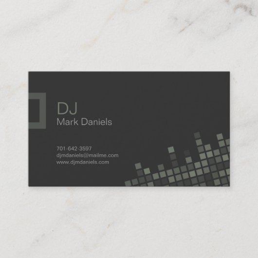 Professional DJ-Visitekaartje Visitekaartje (Voorkant)