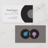 Professional DJ-Visitekaartje Visitekaartje (Voorkant / Achterkant)