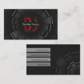 Professional DJ-Visitekaartje Visitekaartje (Voorkant / Achterkant)