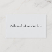 Professional Dog Care Visitekaartje (Achterkant)