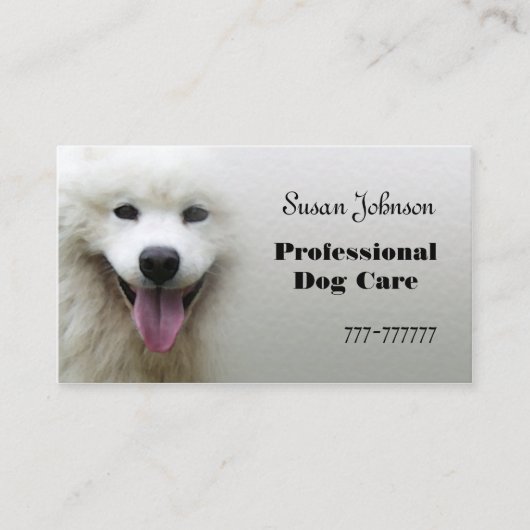 Professional Dog Care Visitekaartje (Voorkant)