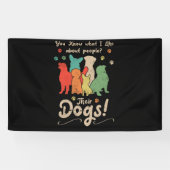 Professional Dog Groomer Dad Grooming Doggie Spandoek (Horizontaal)