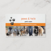 Professional Dog Trainer Business Card Visitekaartje (Voorkant)