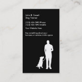 Professional Dog Trainer Visitekaartje (Achterkant)