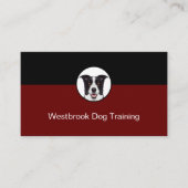 Professional Dog Training Service Modern Visitekaartje (Voorkant)